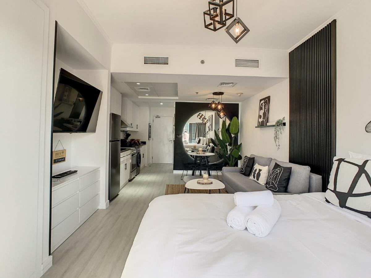 Luxury Modern Studio In Jlt With Amazing View & Rooftop Pool - Sleeps 3 Dubaï Extérieur photo