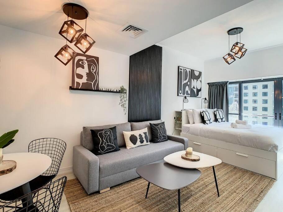 Luxury Modern Studio In Jlt With Amazing View & Rooftop Pool - Sleeps 3 Dubaï Extérieur photo