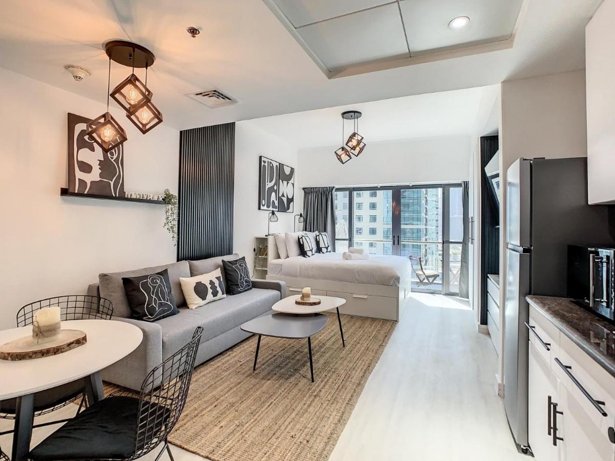 Luxury Modern Studio In Jlt With Amazing View & Rooftop Pool - Sleeps 3 Dubaï Extérieur photo